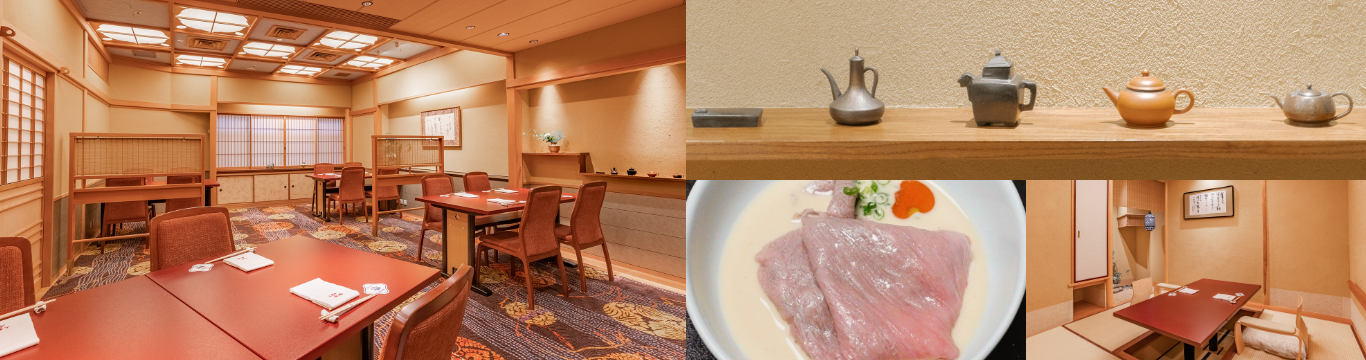 人形町今半　東京ガーデンテラス紀尾井町店内装、個室、しゃぶしゃぶ