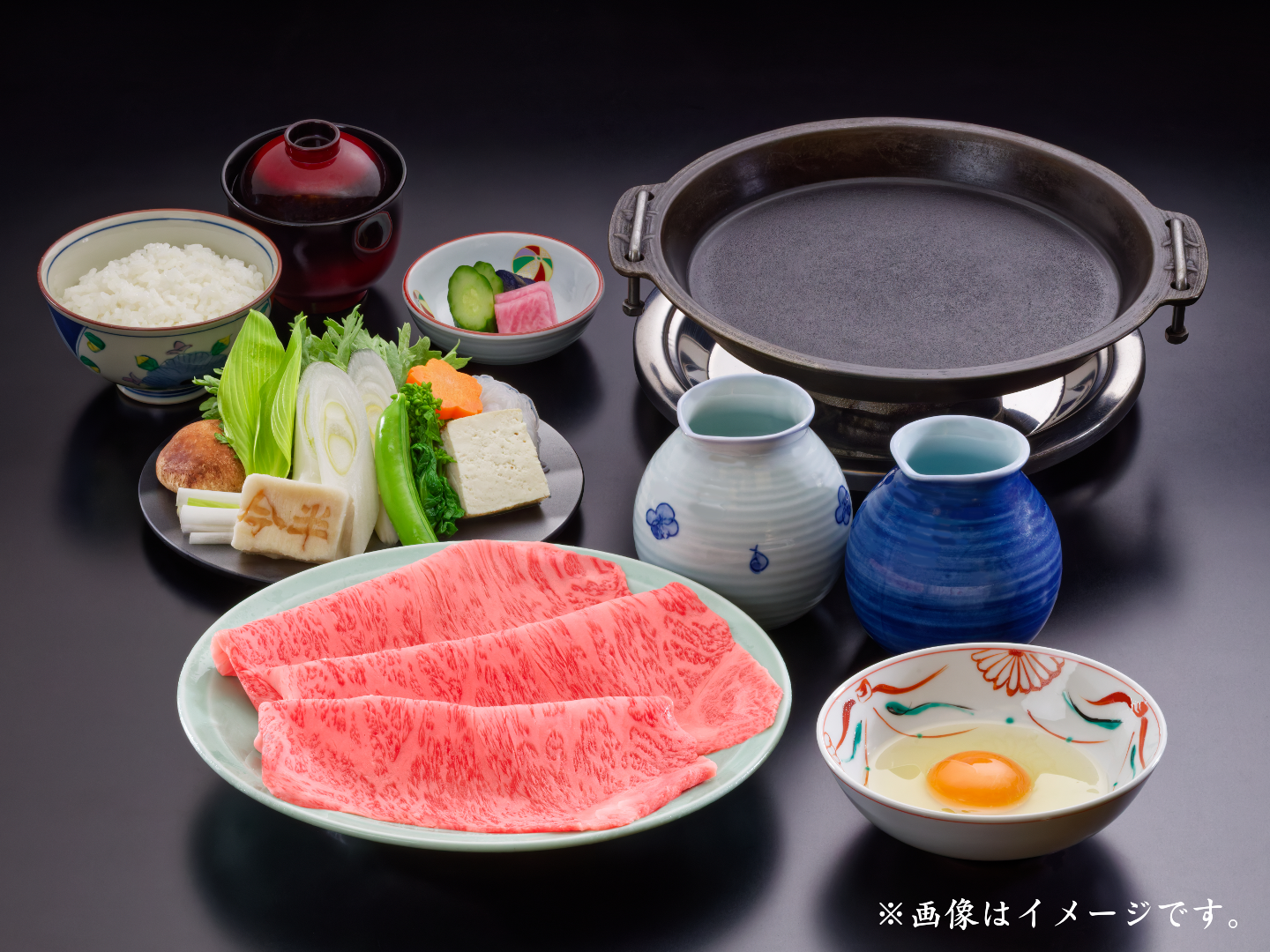 お昼のすき焼「お昼のすき焼」