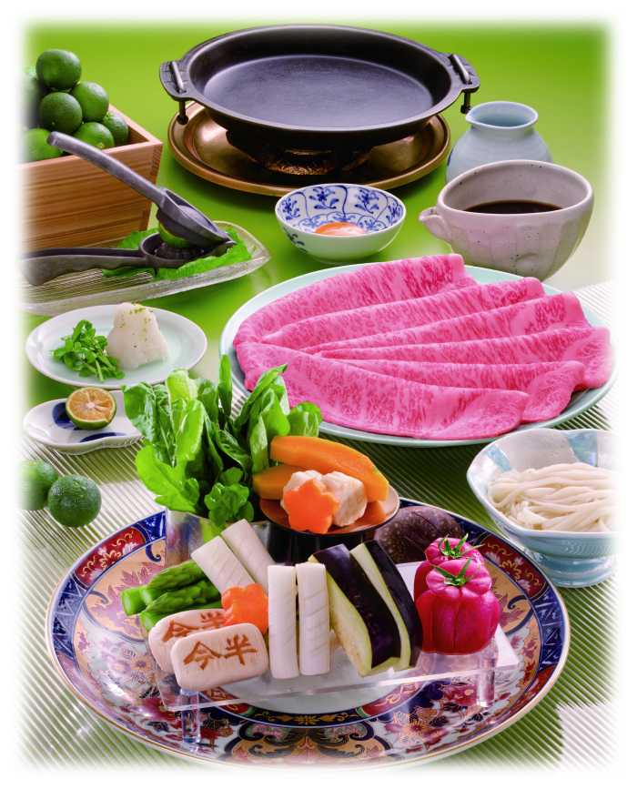 夏のすだちすき焼